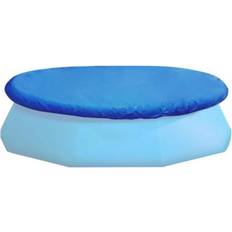 Bestway Pool Covers Bestway 58032e 8 foot round pvc pool cover for above ground fast set pools