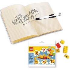 Lego Kreativität & Bastelspaß Lego Euromic Notes bog med rød klods, 1 pen og bygge legetøj, 12 klodser sæt. Bestillingsvare, leveringstiden kan ikke oplyses