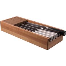 Bamboo Knifedock In-drawer Kitchen Knife The Cork Composite Material Never Dulls Easily Identify