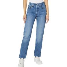 Levi's Jeans Levi's women's 501 high-rise straight jeans salsa in sequence