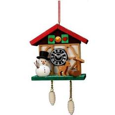 Cuckoo clock "4.5" Cuckoo Clock Snowman Collectible Ulbricht