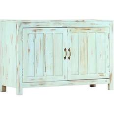 Blue Cabinets vidaXL Solid Mango Wood Light
