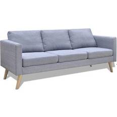 Blau Möbel vidaXL 3-Seater Sofa 116cm 3-Sitzer
