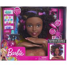 Barbie deluxe styling Just Play Barbie Sparkle Deluxe Styling Head Afro Hair JPL63345
