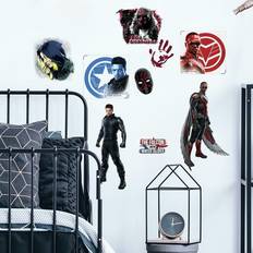 Wall Decor York Wallcoverings RMK4701SCS Marvel: Falcon and The Winter Soldier Peel Stick Decals