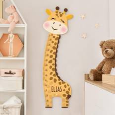 Messlatten Kindermesslatte Holz Giraffen Junge