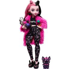 Puppenhaustiere Puppen & Puppenhäuser Mattel Monster High Doll & Sleepover Accessories Draculaura Creepover Party