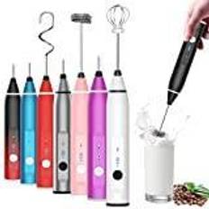 Milk frother rechargeable handheld electric