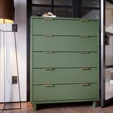 Green Chest of Drawers Manhattan Comfort Granville 45.27" Chest of Drawer