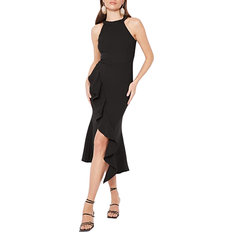 Trendyol Collection Wrap Cut Midi Dress - Black