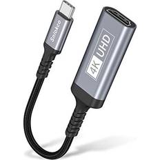 USB C to HDMI Adapter Sniokco Type-C to HDMI Adapter Thunderbolt 3 Compatible with MacBook Pro MacBook Air Pixelbook Surface Pro Pad
