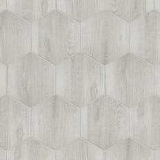 White Tiles Merola Tile Natural 14" 16.25" Pressed Porcelain Wood Look Wall & Tile Porcelain