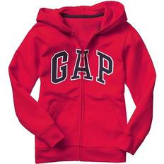 Tops Children's Clothing GAP Kid's Logo Zip Hoodie - Pure Red