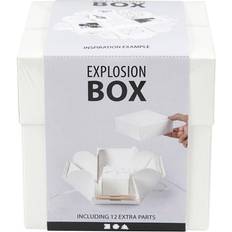 Basteln Creativ Company Explosion Box Off White