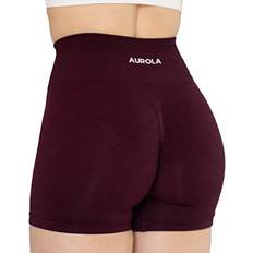 Aurola Intensify Workout Shorts Women - Black Cherry