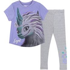 Purple Other Sets Disney raya and the last dragon sisu big girls t-shirt and leggings outfit se