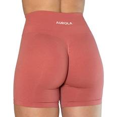 AUROLA Intensify Workout Shorts for Women Seamless Scrunch Short Gym Yoga  Running Sport Active Exercise Fitness Shorts Small Black