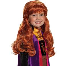 Long Wigs Disguise Frozen anna child wig