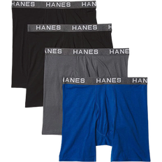 HANES Men's Classics Tagless Knit Boxers, 5-Pack - Eastern Mountain Sports