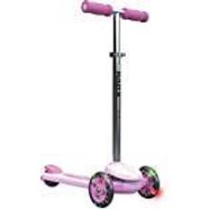 Razor Roller Razor Rollie, 3-Rad-Roller für jüngere Kinder, Sitz- und Stehfahroptionen, leuchtende Räder, Pink