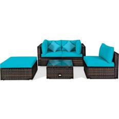 Costway 5PCS Sectional Outdoor Lounge Set