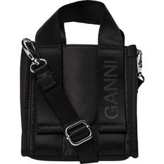 Ganni Bags Ganni Women's Recycled Tech Mini Tote Bag Black