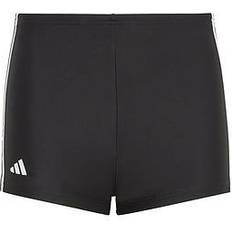 Schwarz Bademode adidas Classix 3-Stripes Swim Short - Black/White (HR7476)