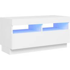 vidaXL Cabinet with Led Lights TV Bench 31.5x15.7"