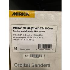 Mirka Grinders & Sanders Mirka X 4" Orbital Finishing Sander 3Mm Orbit