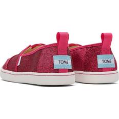Pink Espadrilles Toms Kids Tiny Pink Dark Glitter Alpargatas Shoes