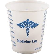 Pastilles Solo Medical & Dental Graduated Cups, 3oz, White/Blue, 100/Bag, 50