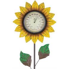 & Gift Garden Stakes Flower Thermometer Garden