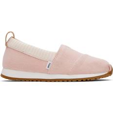 Toms Kids Youth Pink Peach Blush Heritage Canvas Resident Slip-On Shoes