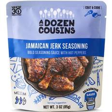 Decaffeinated Spices, Flavoring & Sauces A Dozen Cousins, Jamaican Jerk Seasoning, 3 85 g