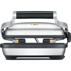 Breville Sandwich Toasters Breville bsg600bss perfect panini press silver stainless