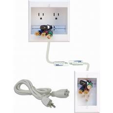 Enclosures Powerbridge two-ck in-wall cable management system for wall-mounted tvs