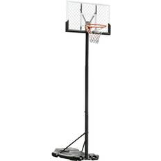 Outdoors Basketball Hoops Soozier Portable Basketball Hoop With Backboard and Wheels
