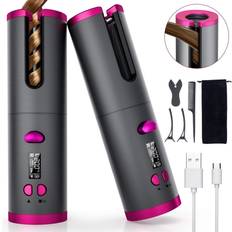 Babyliss Curling Irons Babyliss cordless auto hair curler, automatic curling iron lcd