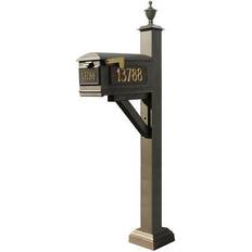 WPD-SC2-S5-LM-3P-BRZ Westhaven System with Lewiston Mailbox