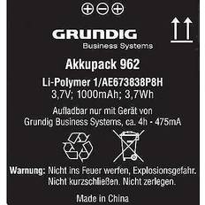 Grundig Batterien & Akkus Grundig Diktiergerät Zubehör, Akkupack 962