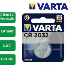 2032 batteri Varta 100x1 electronic CR 2032 VPE Masterkarton