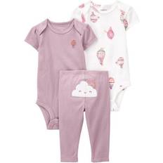 Carter's Other Sets Children's Clothing Carter's Baby Cloud Little Character Set 3-piece - Purple/White