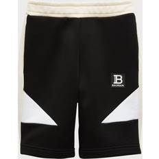 Balmain Pants Children's Clothing Balmain Black Jersey Logo Shorts year