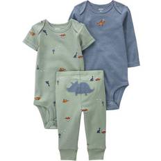 Babies Children's Clothing Carter's 3-piece Dino Bodysuit Set - Green