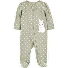 Nightwear Children's Clothing Carter's Infant Girls Bunny Sleep N Play Green 3M