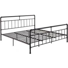 King size bed Christopher Knight Home Mowry Industrial King-Size Bed Frame