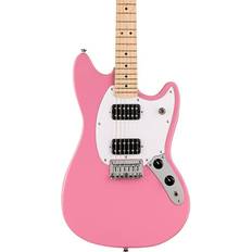 Musical Instruments Squier Sonic Mustang HH Solidbody Electric Guitar Flash Pink