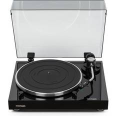 Thorens Platespillere Thorens TD 204 Manual Two-Speed Turntable with Built-In Preamp & Pre-Installed Audio Technica AT95E Cartridge High Gloss Black Gloss Black