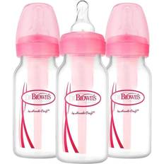 Baby Bottle Dr. Brown's Narrow Baby Bottle,Pink,8oz