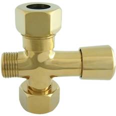 Gold Shower Sets Kingston Brass ABT1060-2 Vintage Shower Arm Diverter Gold
